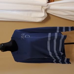 Pink blue light weight sweatshirt